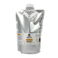 silver Mylar pouch with label that says The Honey Jar Clover Blossom Honey 