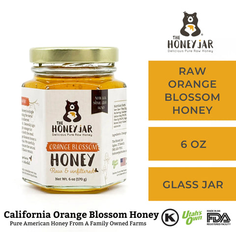 6 oz Honey Sample Pack- Clover, Wildflower, and Orange Blossom - Raw and Unfiltered