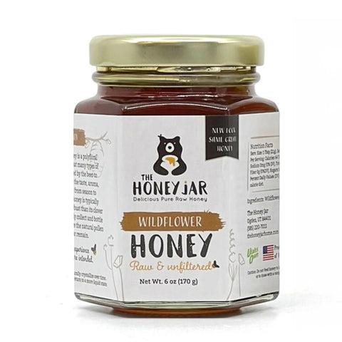 6 oz Honey Sample Pack- Clover, Wildflower, and Orange Blossom - Raw and Unfiltered